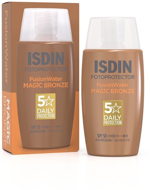 FUSION WATER MAGIC COLOR BRONZE SPF50 50 ML - Farmapanda Srl