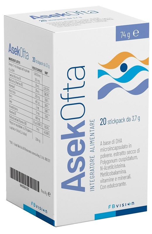 ASEK OFTA 20 STICKPACK - Farmapanda Srl