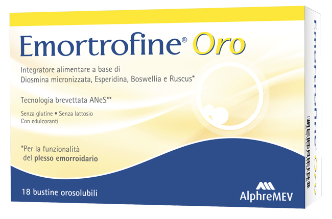 EMORTROFINE ORO 18 BUSTINE DA 3 G - Farmapanda Srl