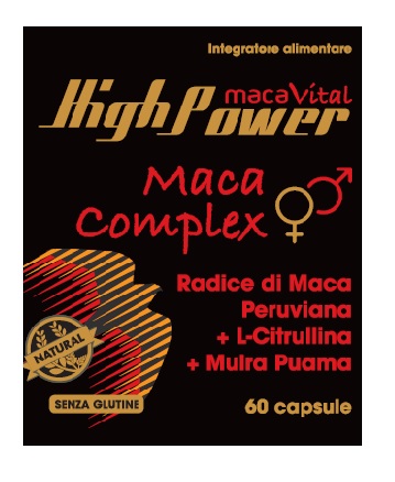 MACA VITAL HIGH POWER COMPLEX 60 CAPSULE - Farmapanda Srl