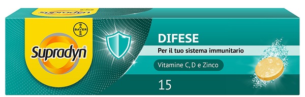 SUPRADYN DIFESE 15 COMPRESSE EFFERVESCENTI - Farmapanda Srl