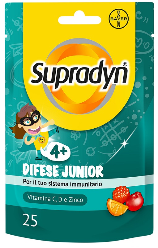 SUPRADYN DIFESE JUNIOR 25 CARAMELLE GOMMOSE - Farmapanda Srl