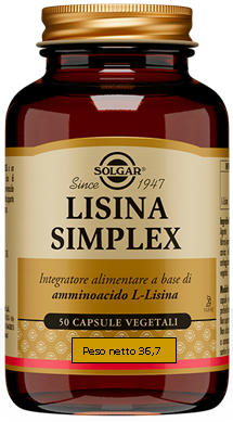 LISINA SIMPLEX 50 CAPSULE VEGETALI - Farmapanda Srl