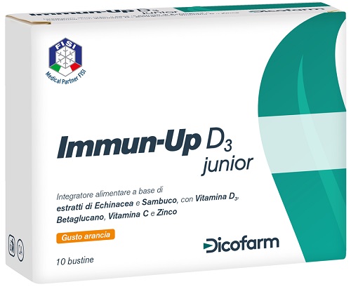IMMUN UP D3 JUNIOR 10 BUSTINE DA 3 G - Farmapanda Srl