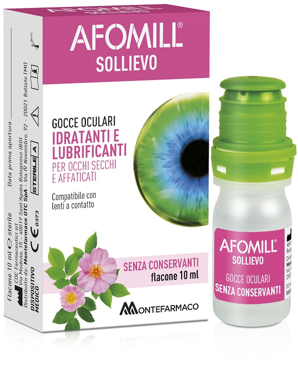 AFOMILL SOLLIEVO GOCCE OCULARI SOLLIEVO OCCHI 10 ML - Farmapanda Srl