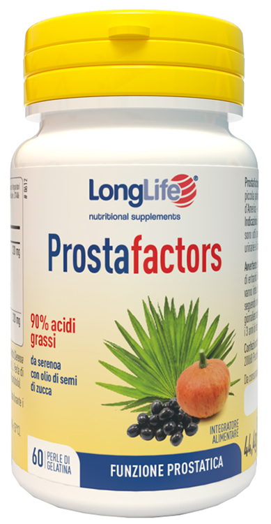 LONGLIFE PROSTAFACTORS 60 PERLE DI GELATINA - Farmapanda Srl