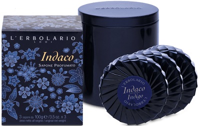 INDACO SAPONE PROFUMO EDIZIONE LIMITATA SCATOLA LATTA 3 PEZZI 100 G - Farmapanda Srl