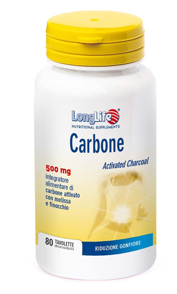 LONGLIFE CARBONE 80 TAVOLETTE - Farmapanda Srl