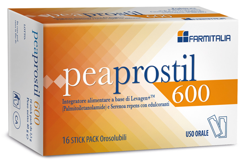 PEAPROSTIL 600 16 STICK PACK OROSOLUBILI - Farmapanda Srl