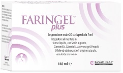 FARINGEL PLUS 20 STICK PACK 7 ML - Farmapanda Srl