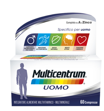 MULTICENTRUM UOMO 60 COMPRESSE - Farmapanda Srl