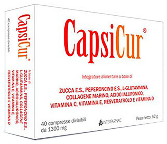 CAPSICUR 40 COMPRESSE - Farmapanda Srl