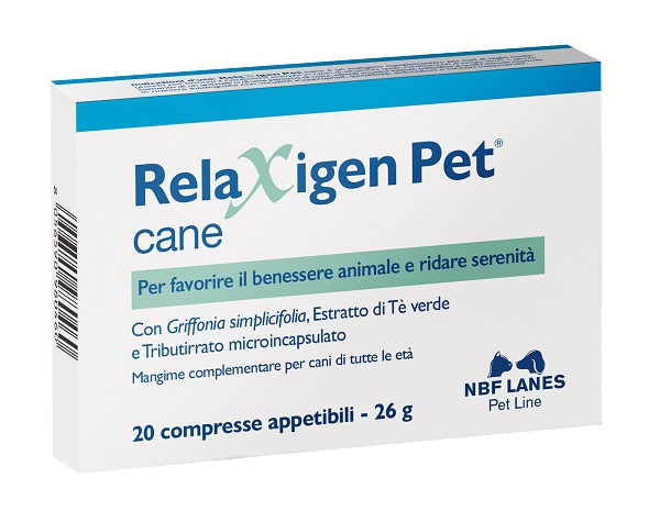 RELAXIGEN PET CANE BLISTER 20 COMPRESSE APPETIBILI - Farmapanda Srl