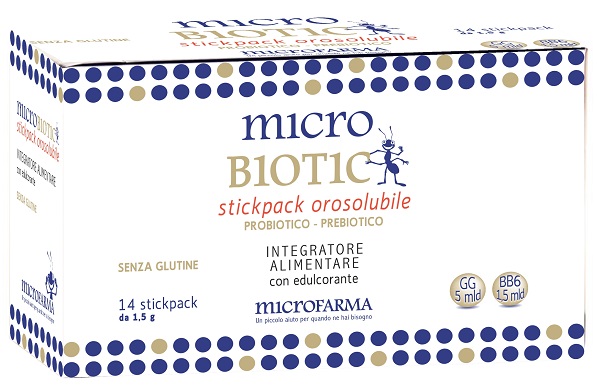 MICROBIOTIC STICK PACK 14 BUSTINE - Farmapanda Srl