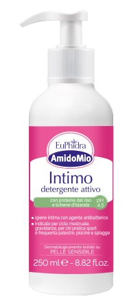 EUPHIDRA AMIDOMIO INTIMO DETERGENTE ATTIVO 250 ML - Farmapanda Srl