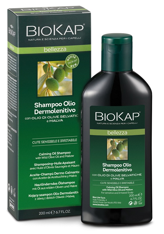 BIOKAP BELLEZZA SHAMPOO OLIO DERMOLENITIVO 200 ML BIOSLINE - Farmapanda Srl