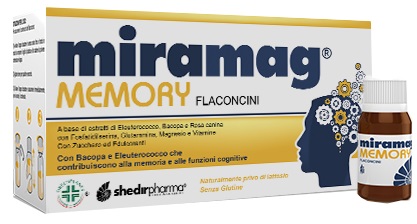 MIRAMAG MEMORY 10 FLACONCINI MONODOSE CON TAPPO DOSATORE 10 ML - Farmapanda Srl