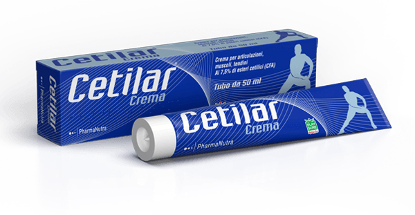 CETILAR CREMA PER ARTICOLAZIONI MUSCOLI E TENDINI 50 ML - Farmapanda Srl