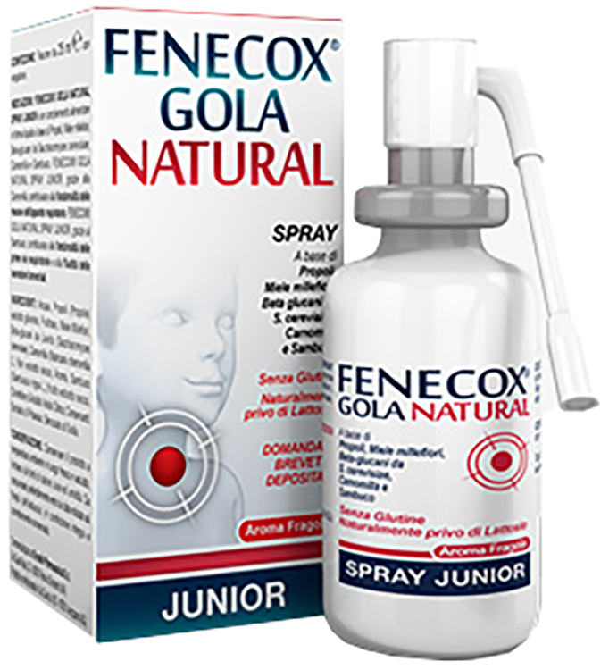 FENECOX GOLA NATURAL SPRAY JUNIOR 25 ML - Farmapanda Srl