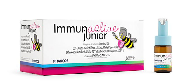 IMMUNACTIVE JUNIOR PHARCOS 21 FIALE 10 ML - Farmapanda Srl