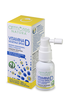 ARMORES NATURA VITAMINA D VEGETALE SPRAY 20 ML - Farmapanda Srl