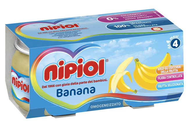 NIPIOL OMOGENEIZZATO BANANA 2 X 80 G - Farmapanda Srl