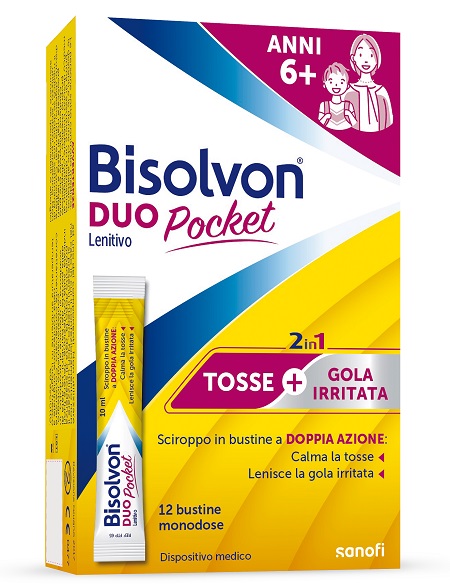 BISOLVON DUO POCKET LENITIVO NEW 12 BUSTINE - Farmapanda Srl
