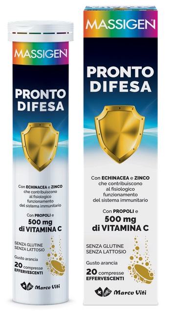 MASSIGEN PRONTO DIFESA 20 COMPRESSE EFFERVESCENTI - Farmapanda Srl