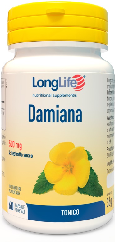 LONGLIFE DAMIANA 60 CAPSULE - Farmapanda Srl