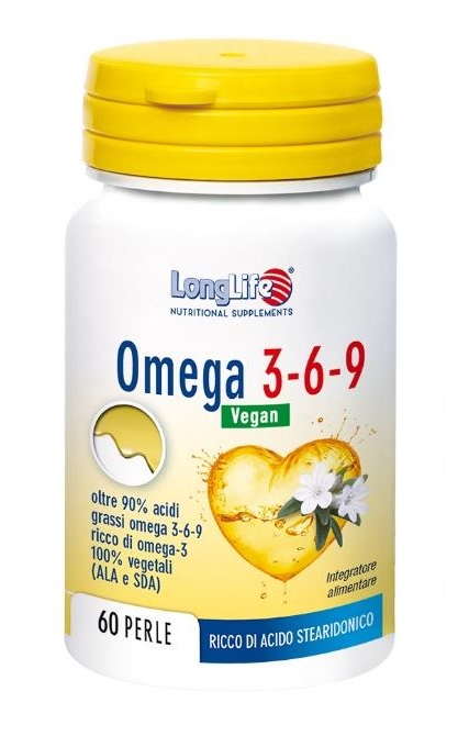 LONGLIFE OMEGA 3-6-9 VEGAN 750 MG 60 PERLE VEGETALI - Farmapanda Srl