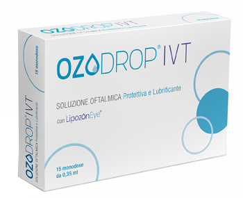 OZODROP IVT SOLUZIONE OFTALMICA BASE DI OLIO OZONIZZATO IN FOSFOLIPIDI 15 FLACONCINI MONODOSE DA 0,35 ML - Farmapanda Srl