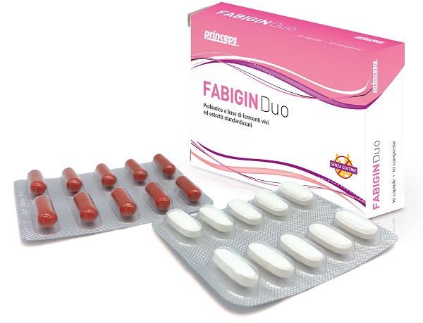 FABIGIN DUO 10 CAPSULE 10 COMPRESSE - Farmapanda Srl