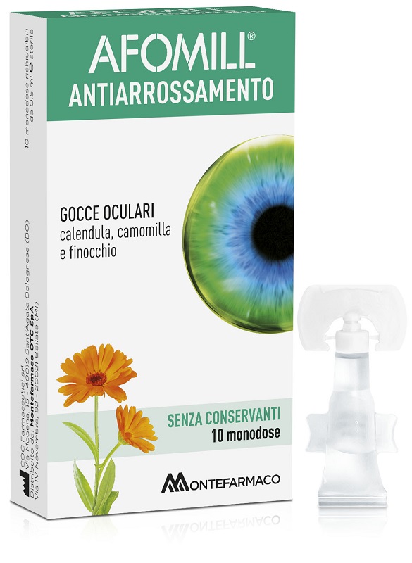 AFOMILL ANTIARROSSAMENTO SENZA CONSERVANTI 10 FIALE DA 0,5 ML - Farmapanda Srl