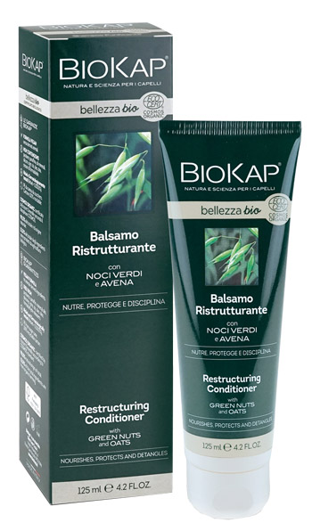 BIOKAP BELLEZZA BIO BALSAMO RISTRUTTURANTE COSMOS ECOCERT 125 ML BIOSLINE - Farmapanda Srl