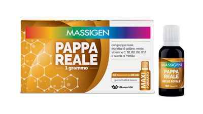 MASSIGEN PAPPA REALE 10 FLACONI DA 25 ML - Farmapanda Srl