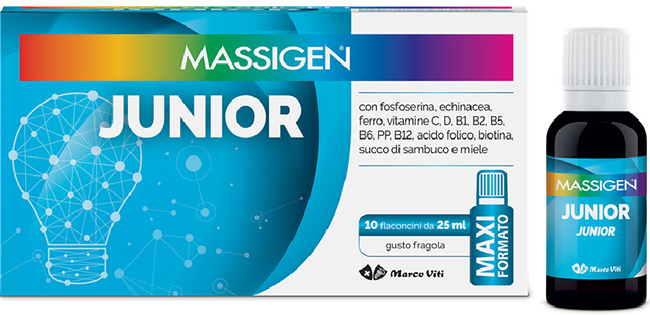 MASSIGEN JUNIOR 10 FLACONI DA 25 ML - Farmapanda Srl