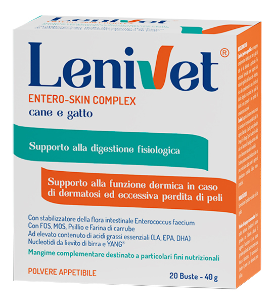 LENIVET ENTERO SKIN COMPLEX 20 BUSTE DA 2000 MG - Farmapanda Srl