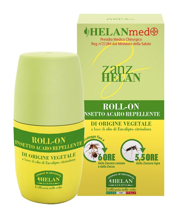 ZANZHELAN INSETTOREPELLENTE VEGETALE ROLL-ON 50 ML - Farmapanda Srl