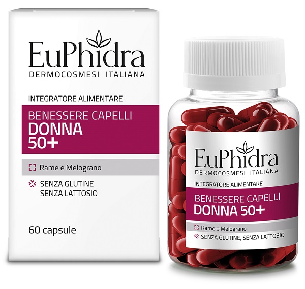 EUPHIDRA CAPELLI DONNA 50+ 60 CAPSULE - Farmapanda Srl