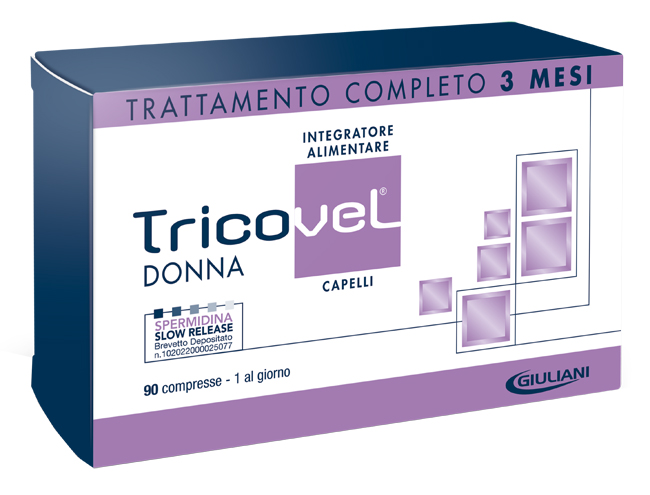 TRICOVEL DONNA 90 COMPRESSE - Farmapanda Srl