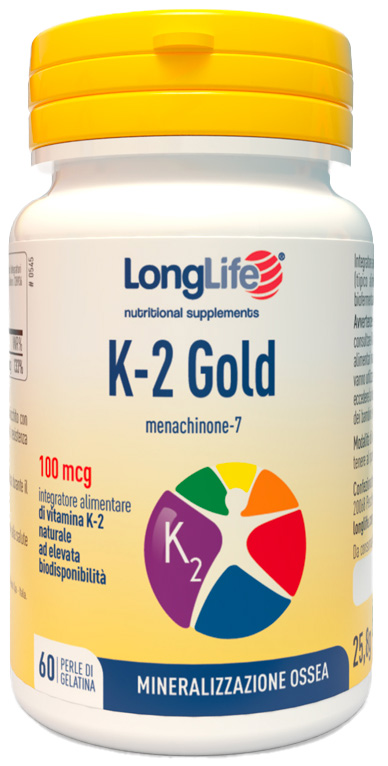 LONGLIFE K-2 GOLD 60 PERLE - Farmapanda Srl