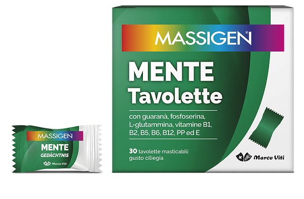 MASSIGEN MENTE 30 TAVOLETTE MASTICABILI - Farmapanda Srl