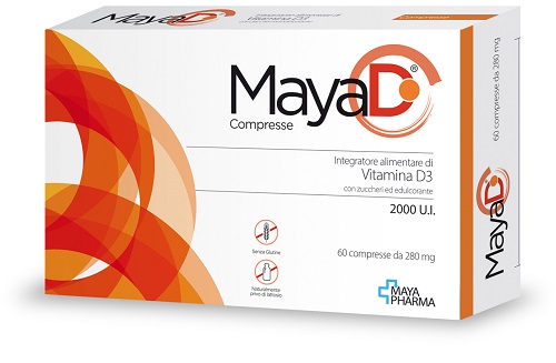 MAYA D 60 COMPRESSE MASTICABILI DA 280 MG - Farmapanda Srl