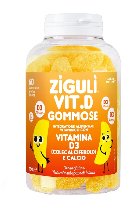 ZIGULI VIT D LIMONE 60 GOMMOSE - Farmapanda Srl