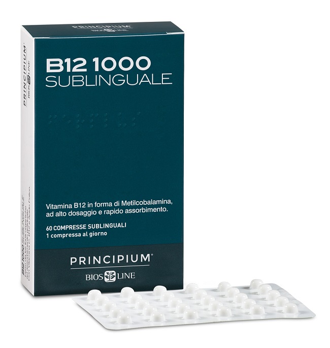 PRINCIPIUM B12 1000 60 COMPRESSE SUBLINGUALI - Farmapanda Srl