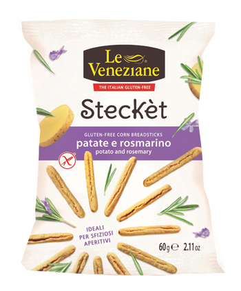 LE VENEZIANE STECKET PATATE ROSMARINO 60 G - Farmapanda Srl