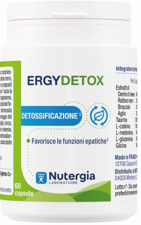 ERGYDETOX 60 CAPSULE - Farmapanda Srl