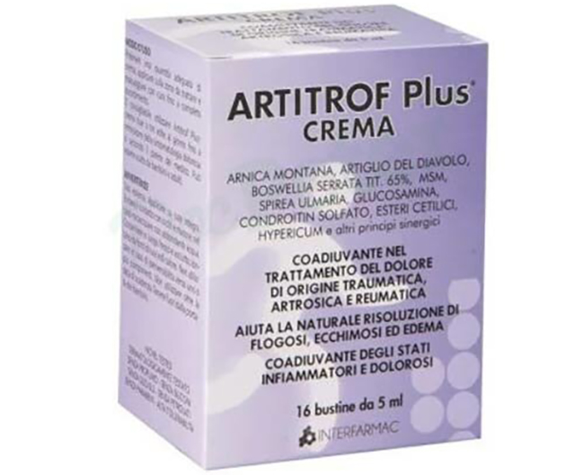 ARTITROF PLUS CREMA 16 BUSTINE DA 5 ML - Farmapanda Srl