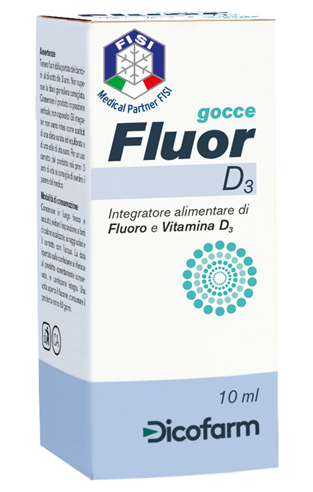 FLUOR D3 GOCCE 10 ML - Farmapanda Srl