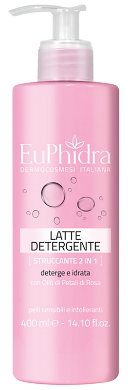 EUPHIDRA LATTE DETERGENTE STRUCCANTE 2IN1 400 ML - Farmapanda Srl